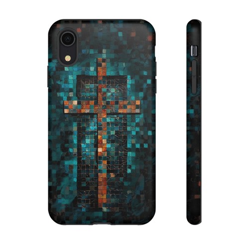 Phone Ink - Tough Case for iPhone Galaxy Pixel - Mosaic Christian Cross - 第 89/181 張圖片