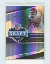 JAMAAL ANDERSON 2007 Playoff Prestige Blue Parallel Rookie Card #D /25