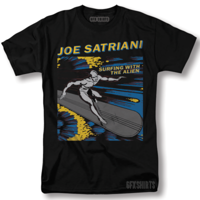Joe Satriani Shirt Surfing with the Alien Concert Tour Merch