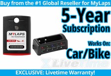 MyLaps TR2 Car/Bike Rechargeable Transponder w/ 5-year Subscription