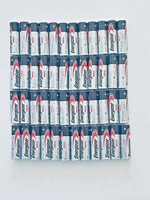 48 CT ENERGIZER MAX AA NEW OPEN PACKAGE EXP 12-2030 BULK LOT