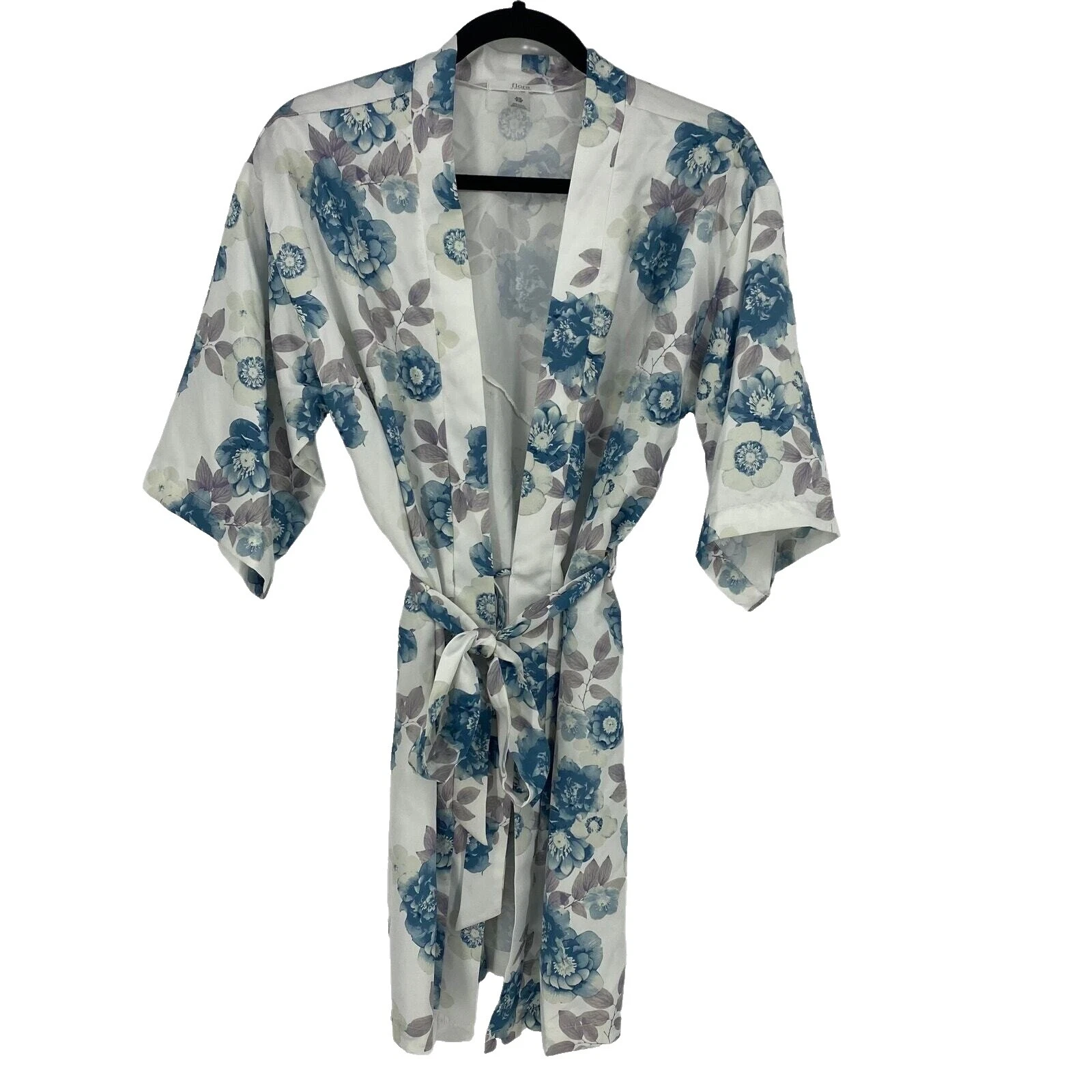 White Polyester Floral Sleepwear & Robes for Women