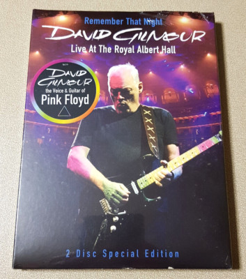 DAVID GILMOUR REMEMBER THAT NIGHT - ROYAL ALBERT HALL - 2 DVD - SEALED SEALED