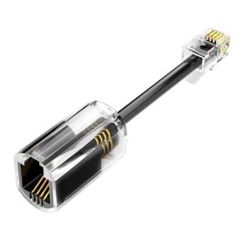 Rj9 4p4c Telephone Cord Detangler Anti-winding Device Telephone Accessory - Zdjęcie 10 z 10