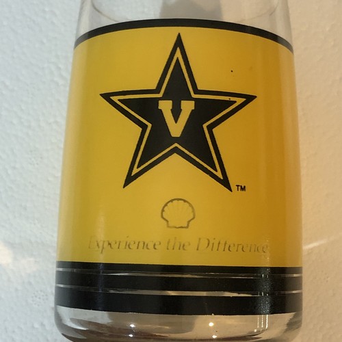 Vanderbilt University Commodores Bicchiere da Bere Shell Olio Giallo Nero 5"x3". - Foto 2 di 7
