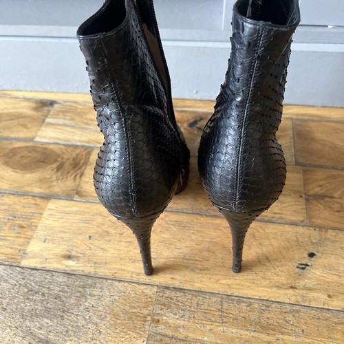 Christian Louboutin Leather Stiletto Heel Boot Shoe Size 40 - Imagen 7 de 22