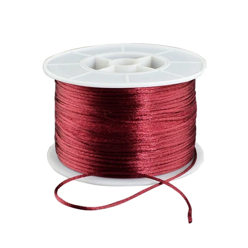 1-3-5-10m Chinese Macrame Knot Making Nylon Cord Thread Soft Satin Round 1mm dia - Picture 16 of 39