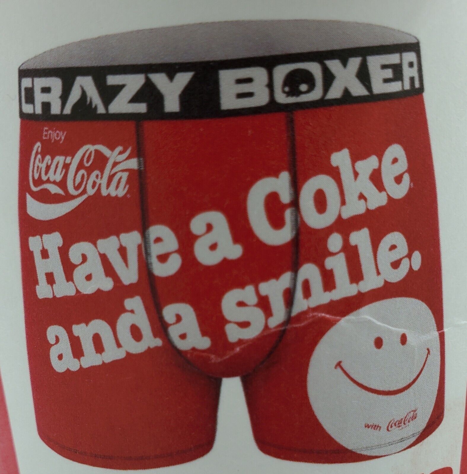 Coca Cola Boxer Briefs - Gift Cup Men's Size L, Crazy Underwear Boxers B55 image 6