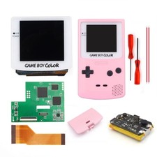 Kit batteria touch screen AMOLED OLED ricaricabile per Game Boy Color GBC con custodia