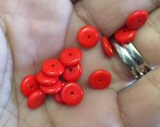 RUBYCA - 100 Unidades De Espaciadores Redondos Y Ondulados De Cristal Checo De Alta Calidad En Tono Plateado Cristal 12mm