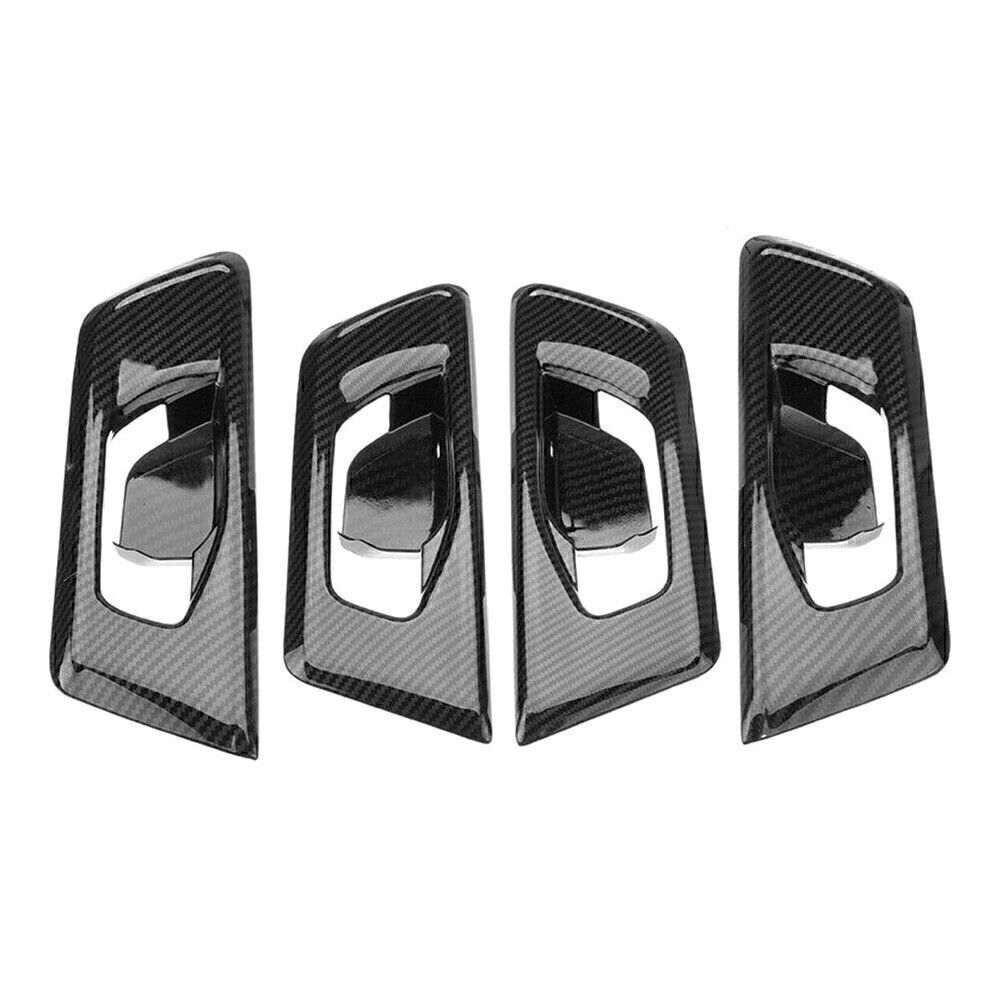 Carbon Fiber ABS Auto Inner Door Handle Cover Trim For Honda CRV CRV