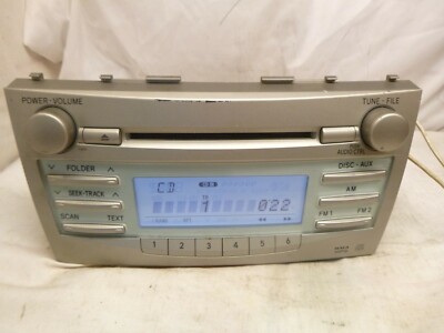 07 08 09 Toyota Camry OEM Radio Single Disc Cd Player 11815 86120-06180 DRJ34
