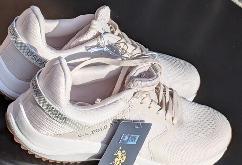EE. UU. Polo Assn. Mujer Off White/Marfil Zapatillas Informales Reino Unido talla 7.5/US 10/EUR42 - Imagen 11 de 13