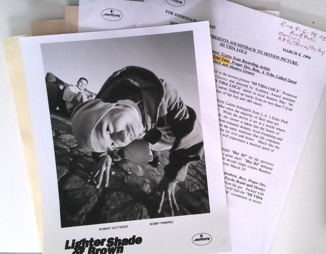 Shade Of Brown 1994 Photo Promo Music Press Kit - Mercury Records