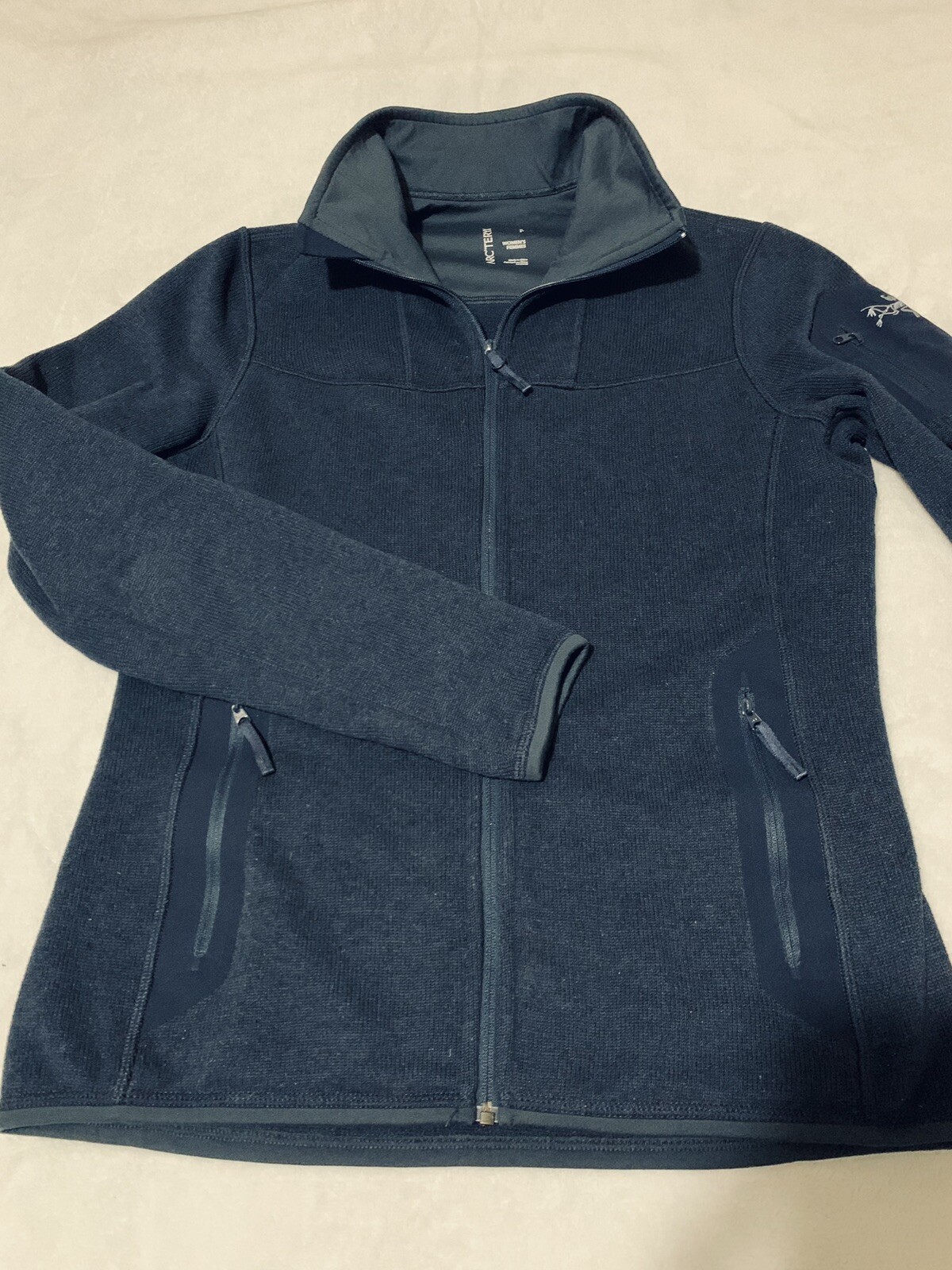 Arc'teryx Women's Covert Cardigan Fleece Jacket Blue Heather Size Small image 3