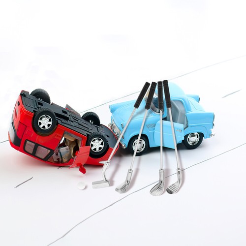 Miniature Toys Doll Room Furniture Setting Miniature Clubs Miniature Golfing Set - Picture 5 of 12