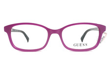 Guess Kids Eyeglasses Frame GU9158 081 Shiny Violet Rectangle Full Rim 46-15-130