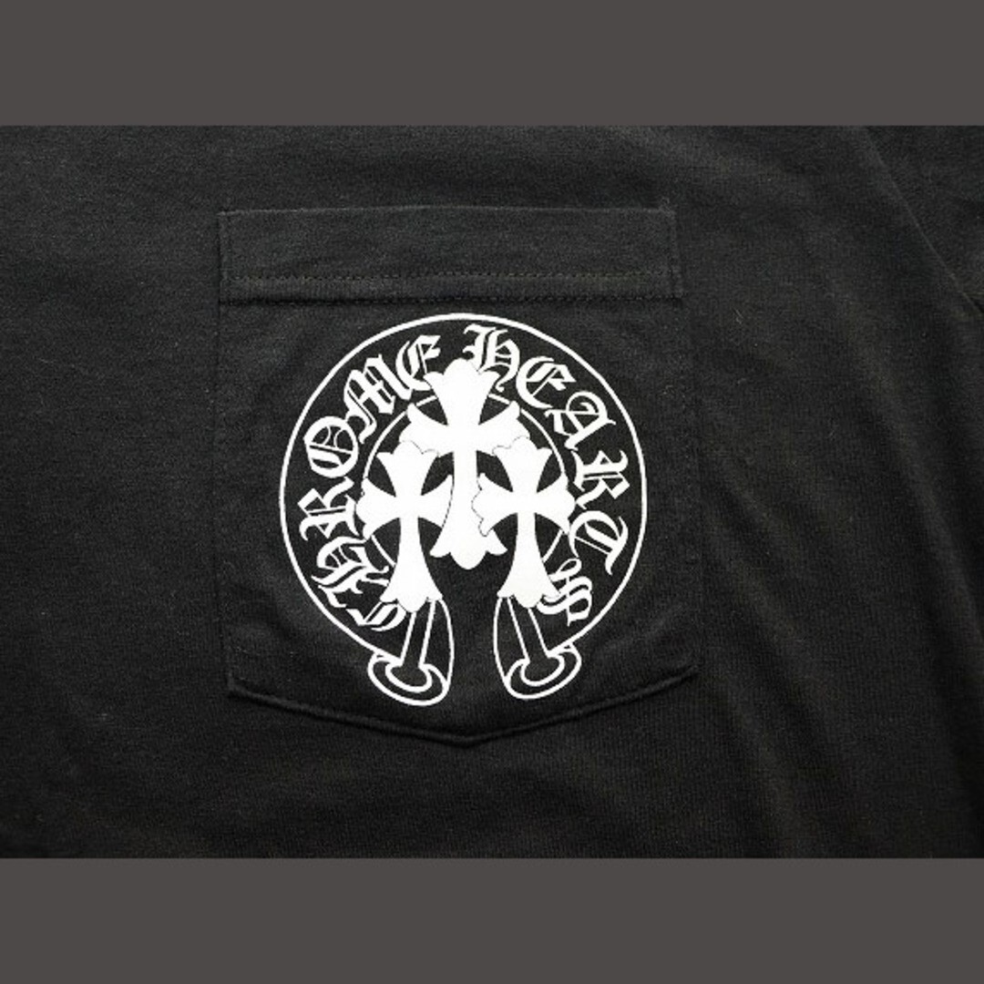 Chrome Hearts Horseshoe Cemetery Cross Short Sleeve T-shirt Black