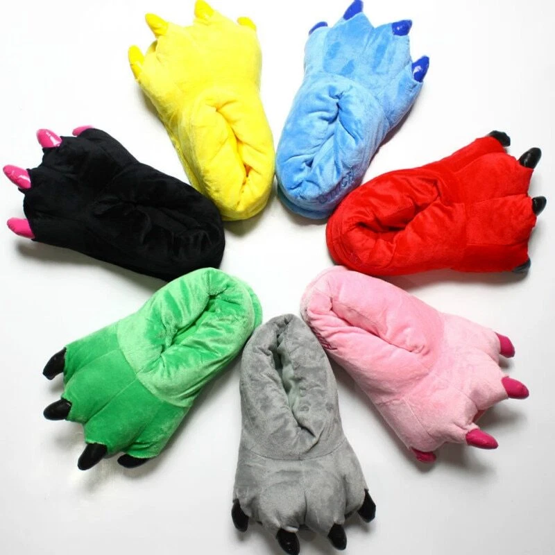 Pantofole Morbide Da Donna In Peluche – Simpatiche Animali (Mucca, Maiale, Tigre, Dinosauro) Antiscivolo E Calde - 2