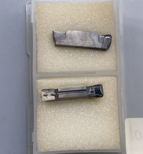 2pcs MGMN500 PCD polycrystalline diamond PCD Grooving inserts 5.0mm For MGEHR/L - Picture 2 of 3