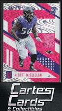 Albert McClellan 2017 Panini Unparalleled #35 Pink Swirlorama Ravens RC