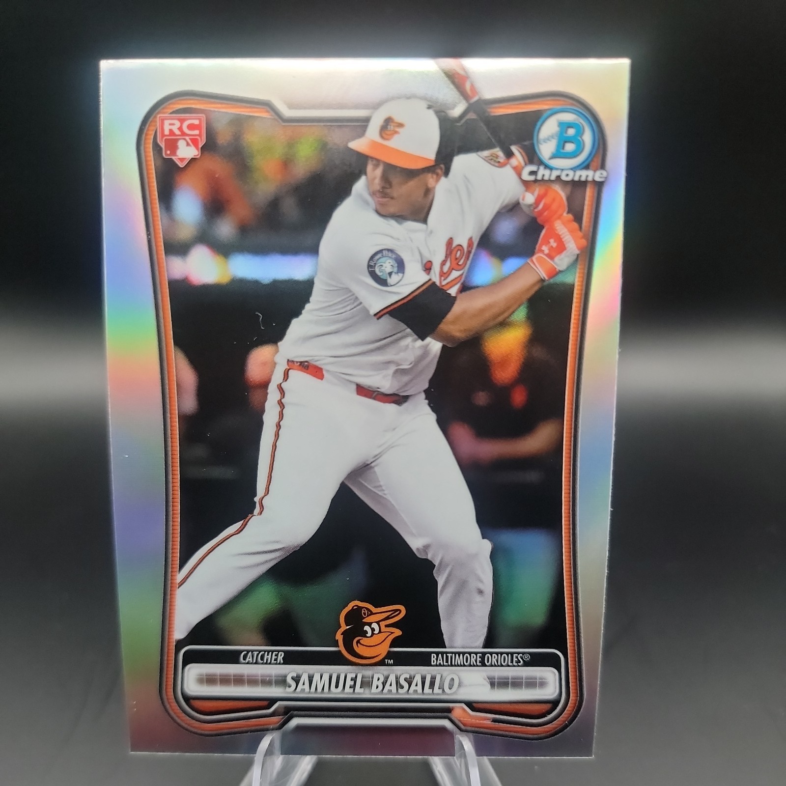 2026 Bowman Chrome Baseball Samuel Basallo Red Rookie Refractor SP