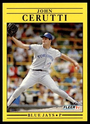 1991 Fleer John Cerutti Toronto Blue Jays #172