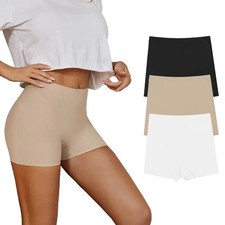 Women Tummy Control Slip Shorts Under Dresses Safety Pants Boyshorts
