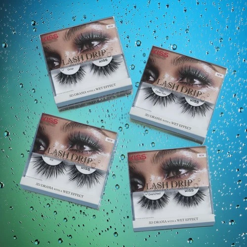 KISS Lash Drip False Eyelashes Spiky X Boosted Volume Icy 1 Pair image 5