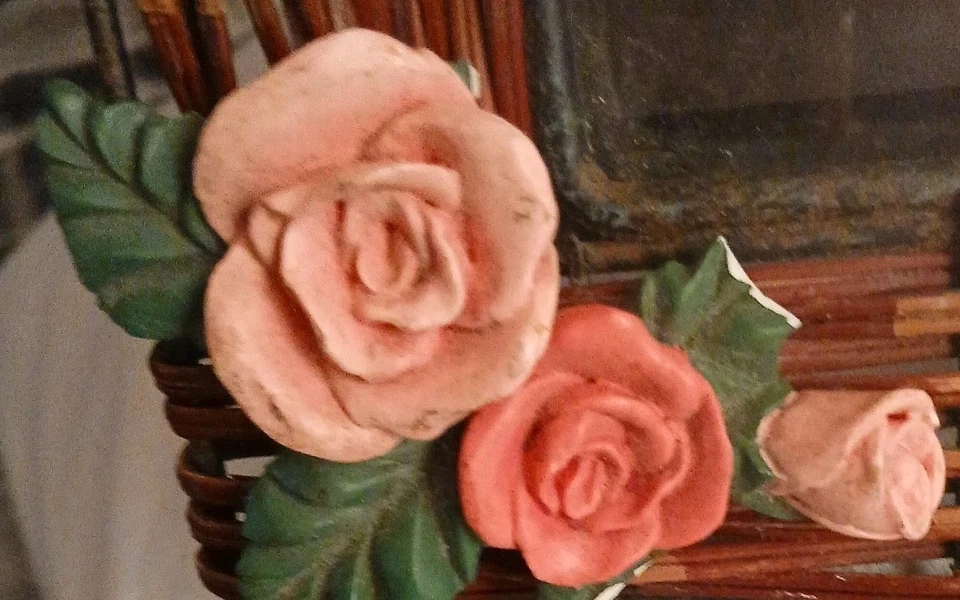 Marco de fotos tropical - ratán negro para arte o foto Tiki 5x7 8x10 11x14 1... Foto 3 de 4