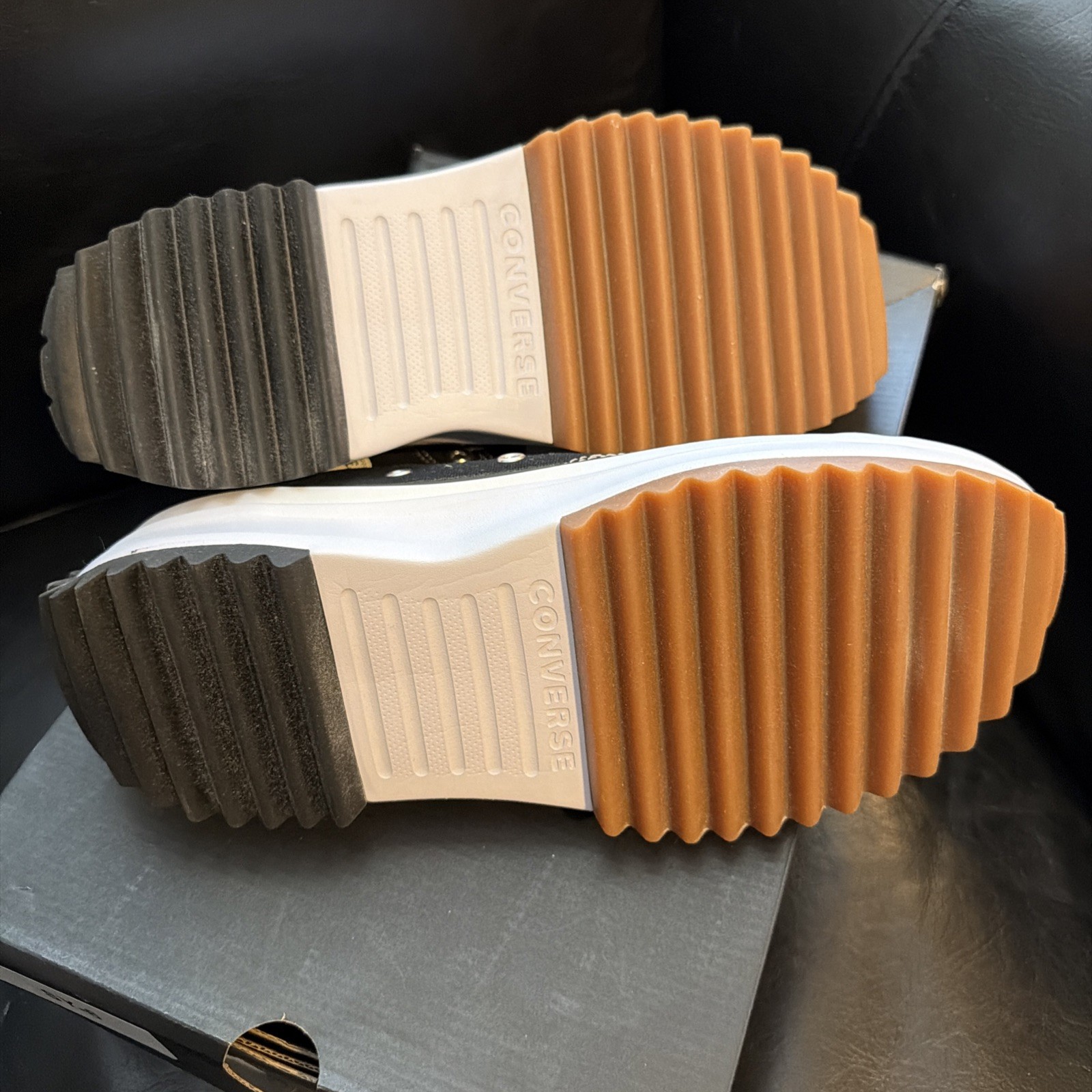 Converse Run Star Hike Hi Men Shoes Sneakers High Tops Black Size 9M 10.5W NIB thumbnail 5