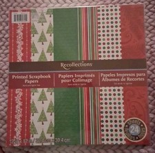 Papier scrapbooking 12x12 Reitred 2011 Souvenirs Noël vacances 24 feuilles neuf