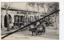 CARTE POSTALE ANCIENNE ALGERIE HOTEL DISCH à DUPERRE