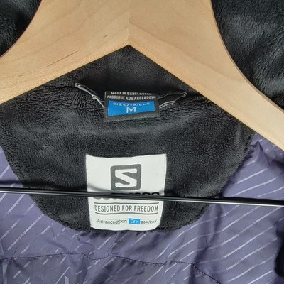 Salomon Advanced Skin Dry 20k 20K Womens M Jacket Purple Full Zip