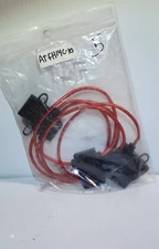 New - Install Bay 12V ATC Fuse holder with cover, ATFH14C, Lot of 5, red