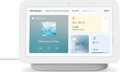 Google Nest Hub 2. Gen (Chalk) | NEU & Versiegelt | Gemini AI | Garantie