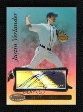 2007 Bowman's Best Justin Verlander #43 Auto 06qf