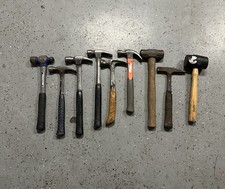 Mixed Hammer Lot Vaughn Bostitch HDX Rubber Mallet Sledge Framing Hammers 9pc