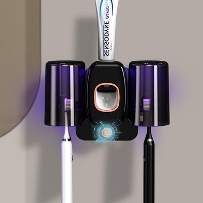 Toothbrush Holders for Bathrooms,Rechargeable Cordless Wall Mounted Tooth Bru...