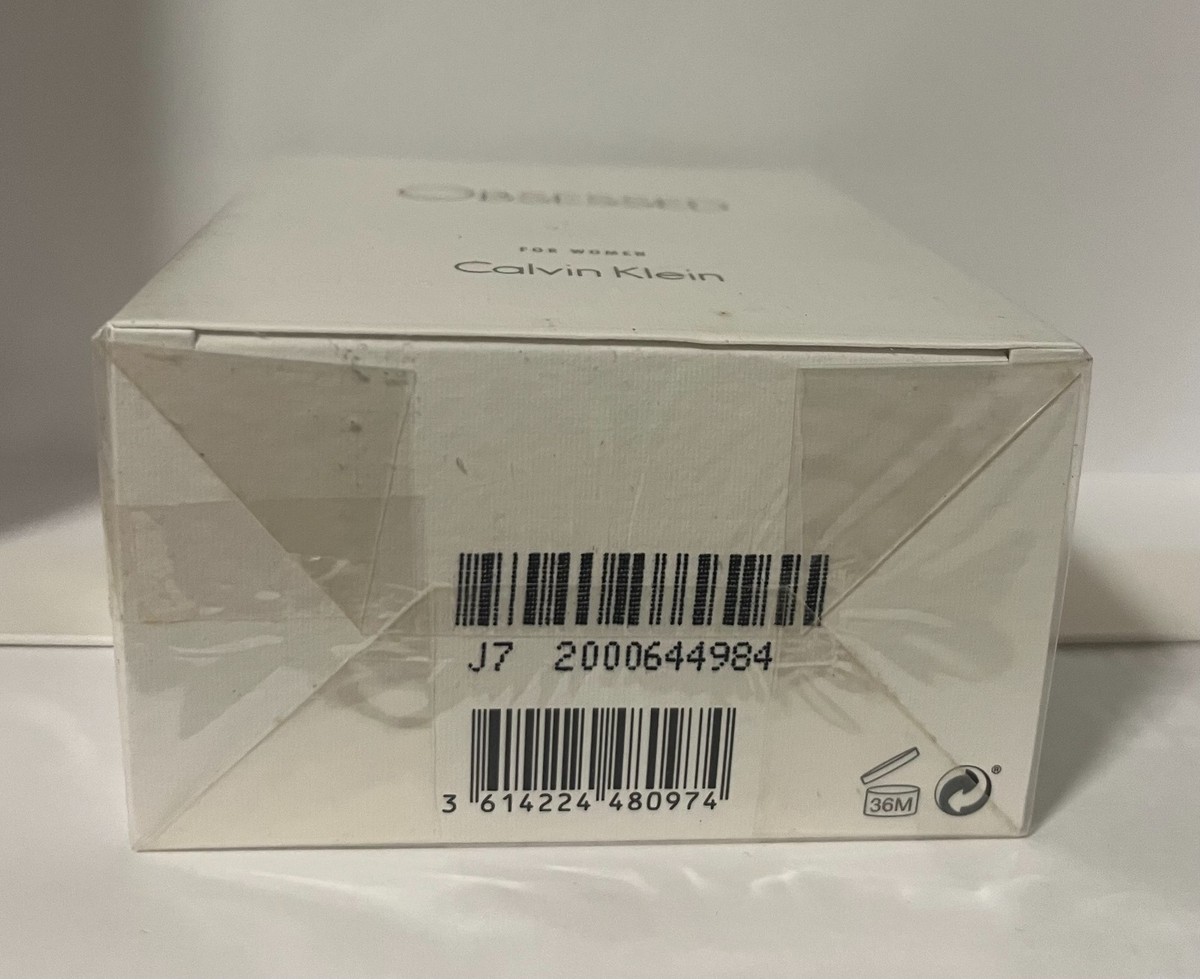 Obsessed by Calvin Klein 3.4 Oz EDP Eau De Parfum Spray Women 100