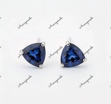 Orecchino a bottone in argento sterling 925 con pietra di luna