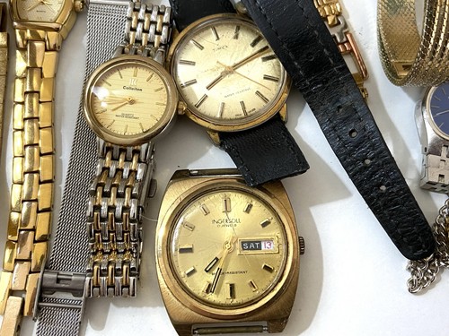 Job Lot Vintage Gents Mens Ladies Wrist Watches Spares Repair Mechanical Quartz - Picture 4 of 19