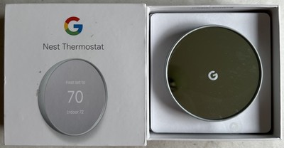 Google Nest Thermostat - Smart Thermostat for Home - Fog GA02083-US