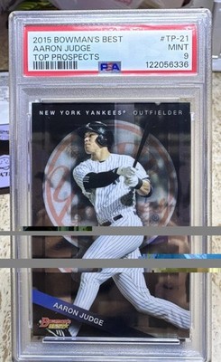 2015 Bowman's Best - Top Prospects Aaron Judge #TP-21 (RC) PSA 9