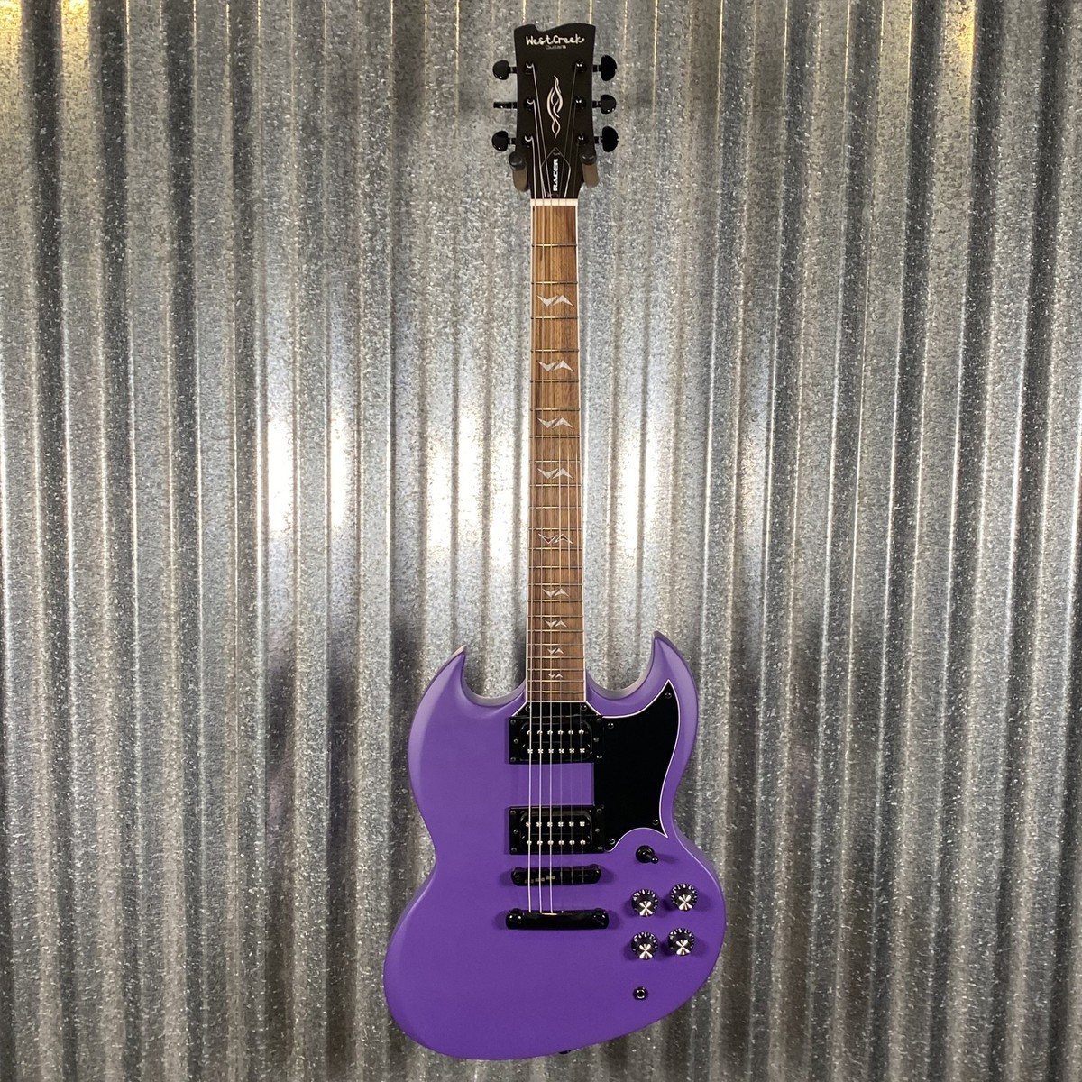 Westcreek Guitars Racer SG Offset Style Purple #0017 Used | eBay