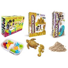Rangs Japan Indoor Sand Play Set Kinetic Sand 3-Piece Set 2LB Gold Rangs San