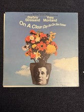 Barbra Streisand Yves Montand On A Clear Day You Can See Forever LP Vinyl Record