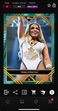 DIGITAL TOPPS WWE SLAM Trish Stratus SLAM TIER 6 TEAL *Read