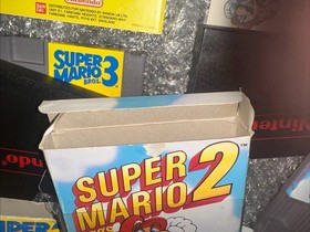 SUPER Mario 2 & 3 Boxed NES GAMES CIB WITH MANUALS PAL SEE PICS Mario Bros NES