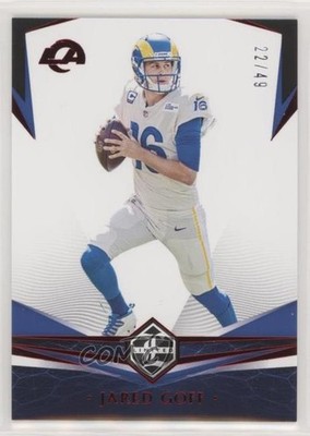 2020 Panini Limited Spotlight Ruby 22/49 Jared Goff #80 0e3w
